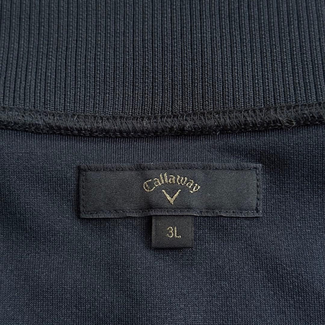 【未使用級/2XL】キャロウェイゴルフ トラックジャケット ロゴ刺繍 フラミンゴ