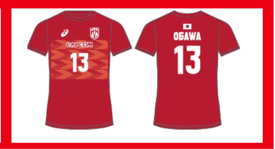 小川智大　日本代表応援Tシャツ　2024　Lサイズ