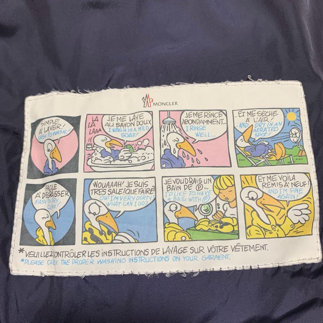 【人気】モンクレール　 ダウンベスト　ネイビー　サイズ0 国内正規品　5D31