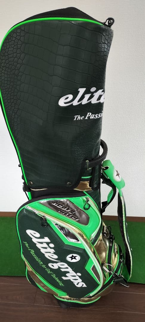 エリートグリップ 限定スタンドキャディバッグ ヘッドカバー付き
