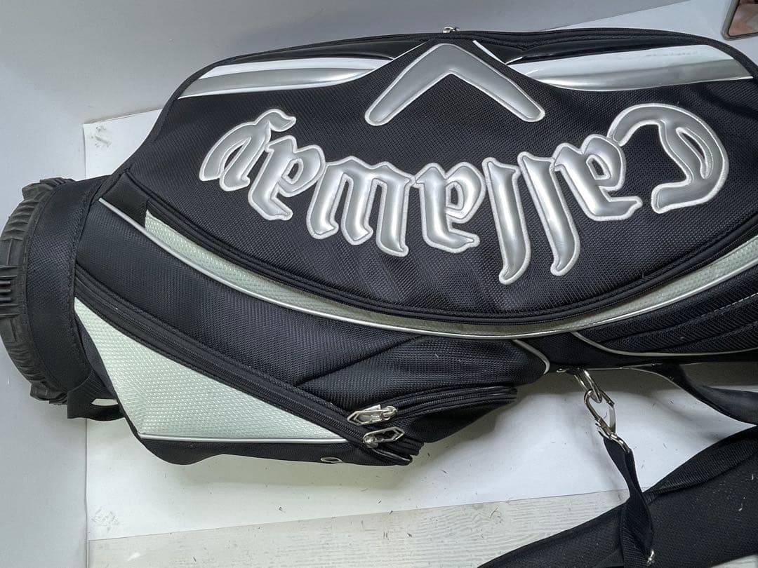 キャロウェイ Callaway キャディバッグ ブラック メンズ 5分割デカロゴ