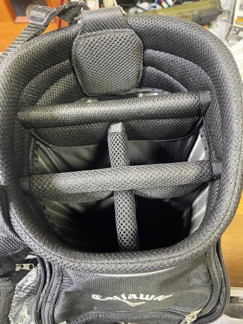 キャロウェイ Callaway キャディバッグ ブラック メンズ 5分割デカロゴ