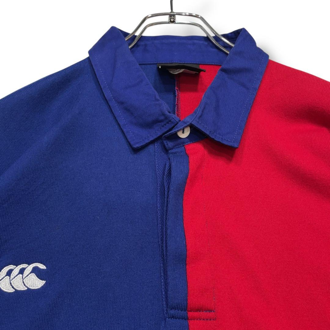 希少 90s カンタベリー ラガーシャツ オーストラリア製 XXL 企業刺繍