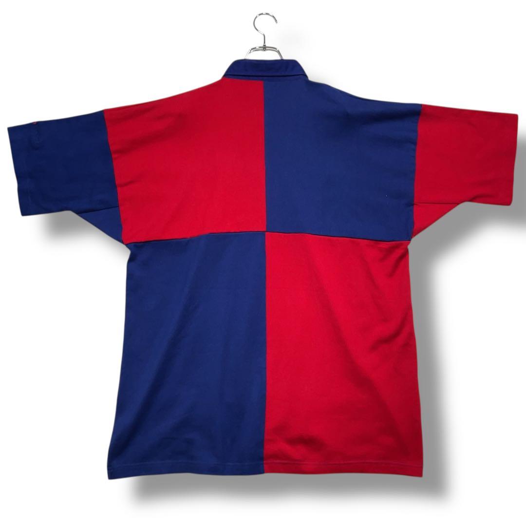 希少 90s カンタベリー ラガーシャツ オーストラリア製 XXL 企業刺繍