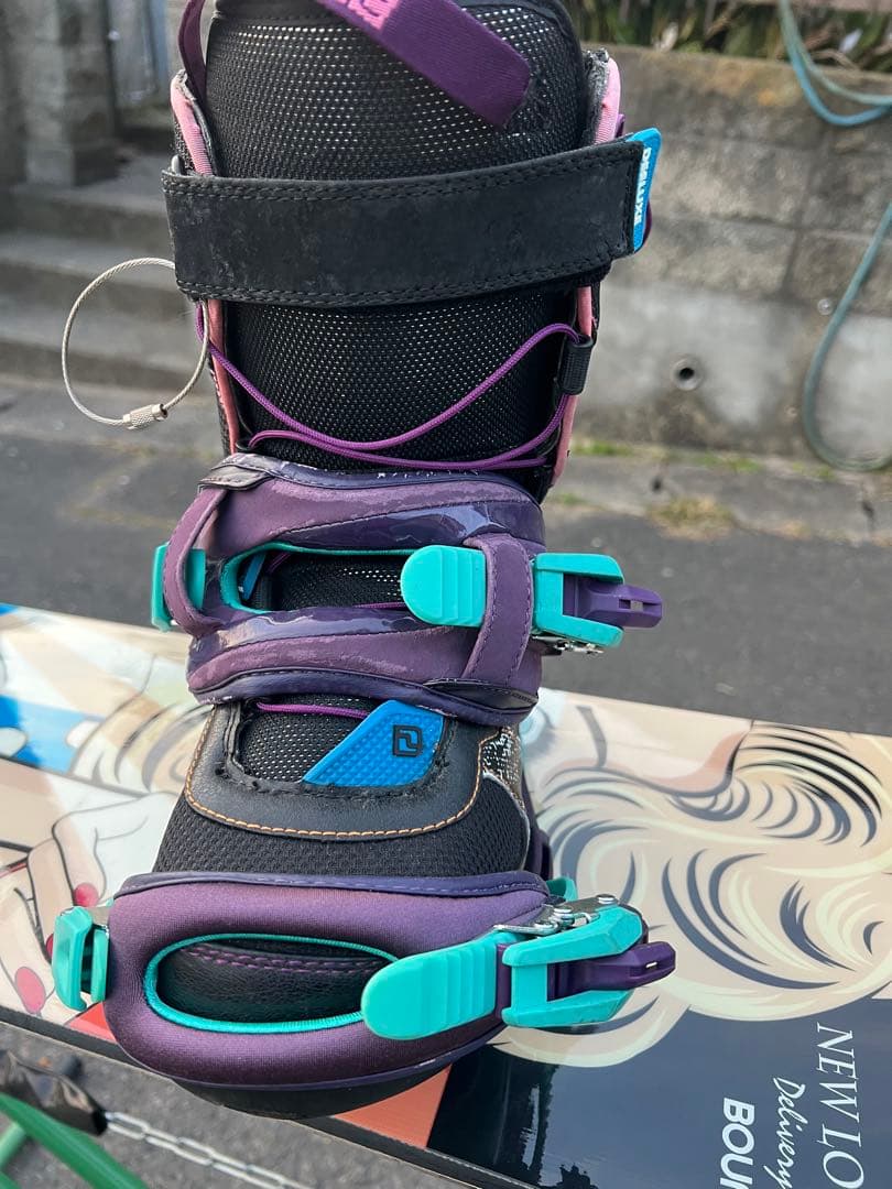 女性、グラトリに最適‼︎BOUNDの板とビンディング、ブーツのセット
