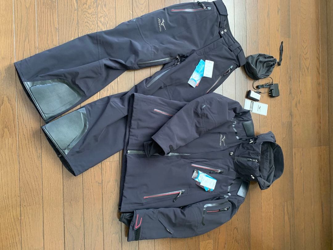 ミズノスキーウェア上下セットヒーター付き1/2ジャケット画像