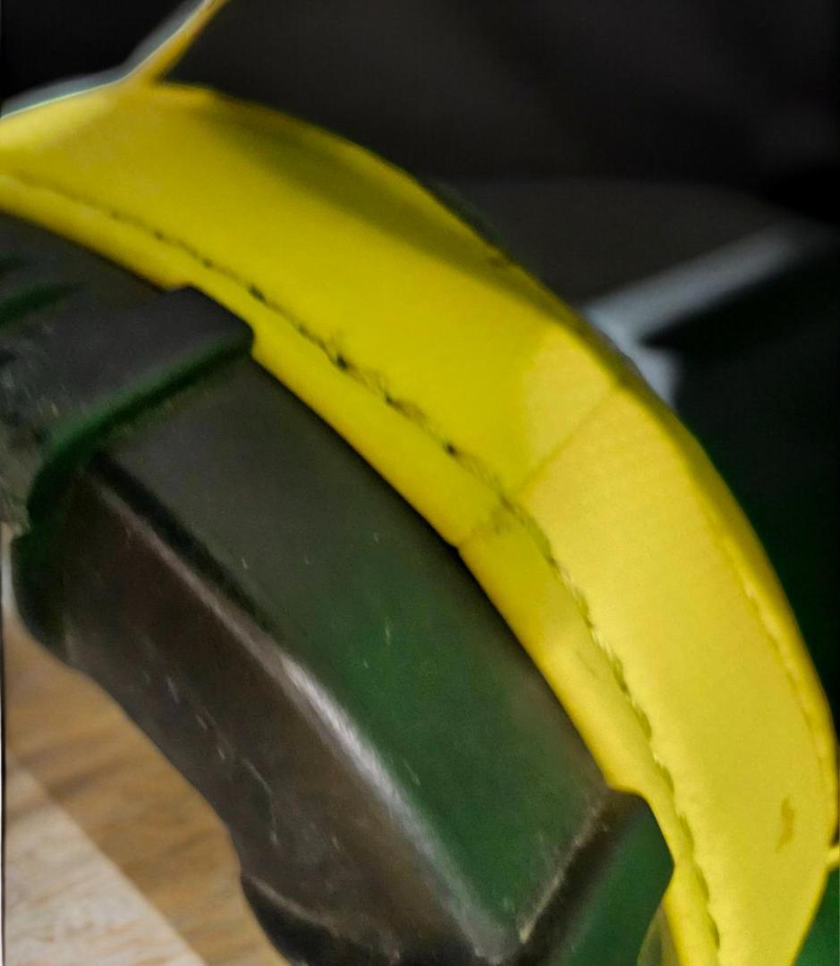 送料無料/美品　Munsingwear イエローキャディバッグ