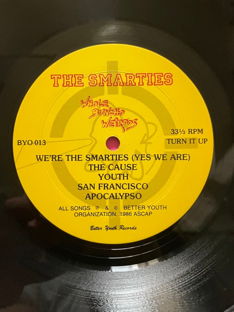 THE SMARTIES LP ハードコア　80s PUNK