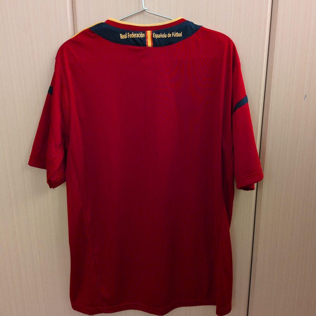 スペイン代表 赤 Vネックシャツ 2008