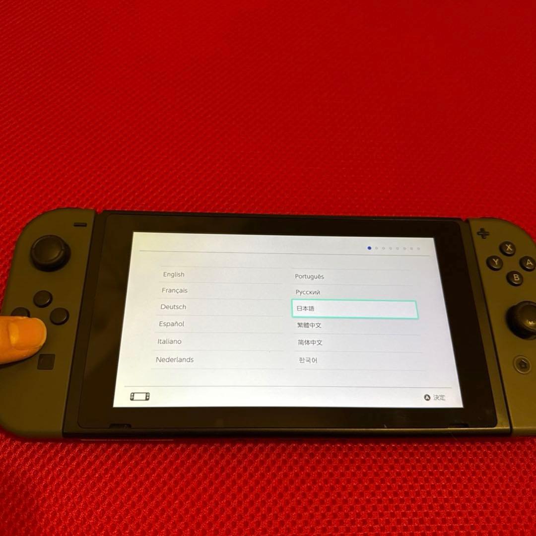 Switch Nintendo グレー　本体