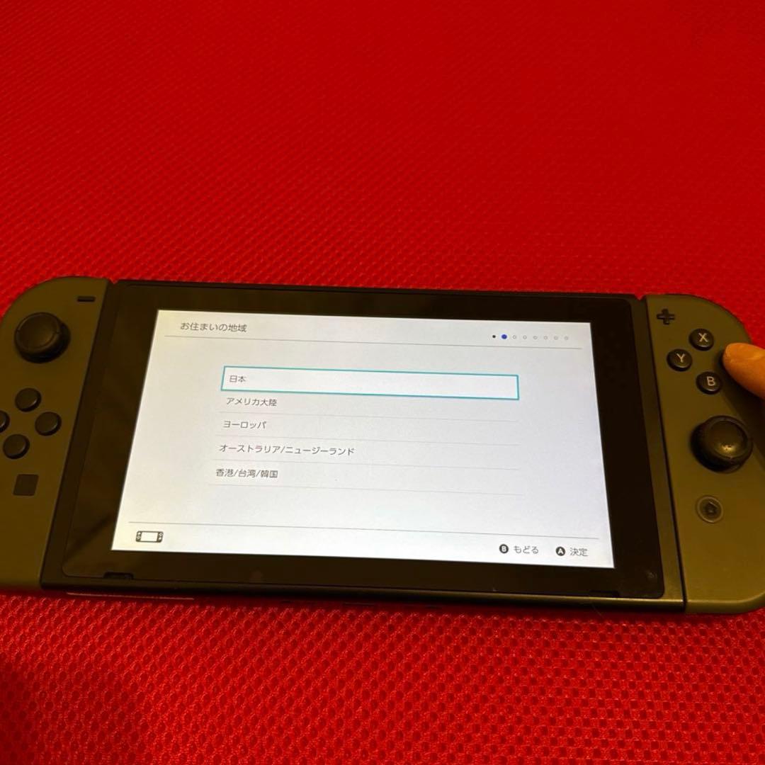 Switch Nintendo グレー　本体