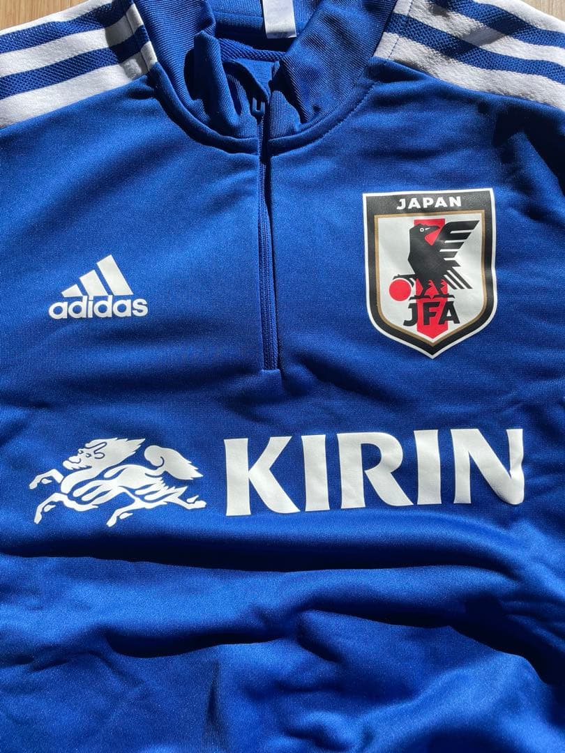 【非売品】サッカー日本代表　選手支給トレーニングウェア　キリンスポンサーあり