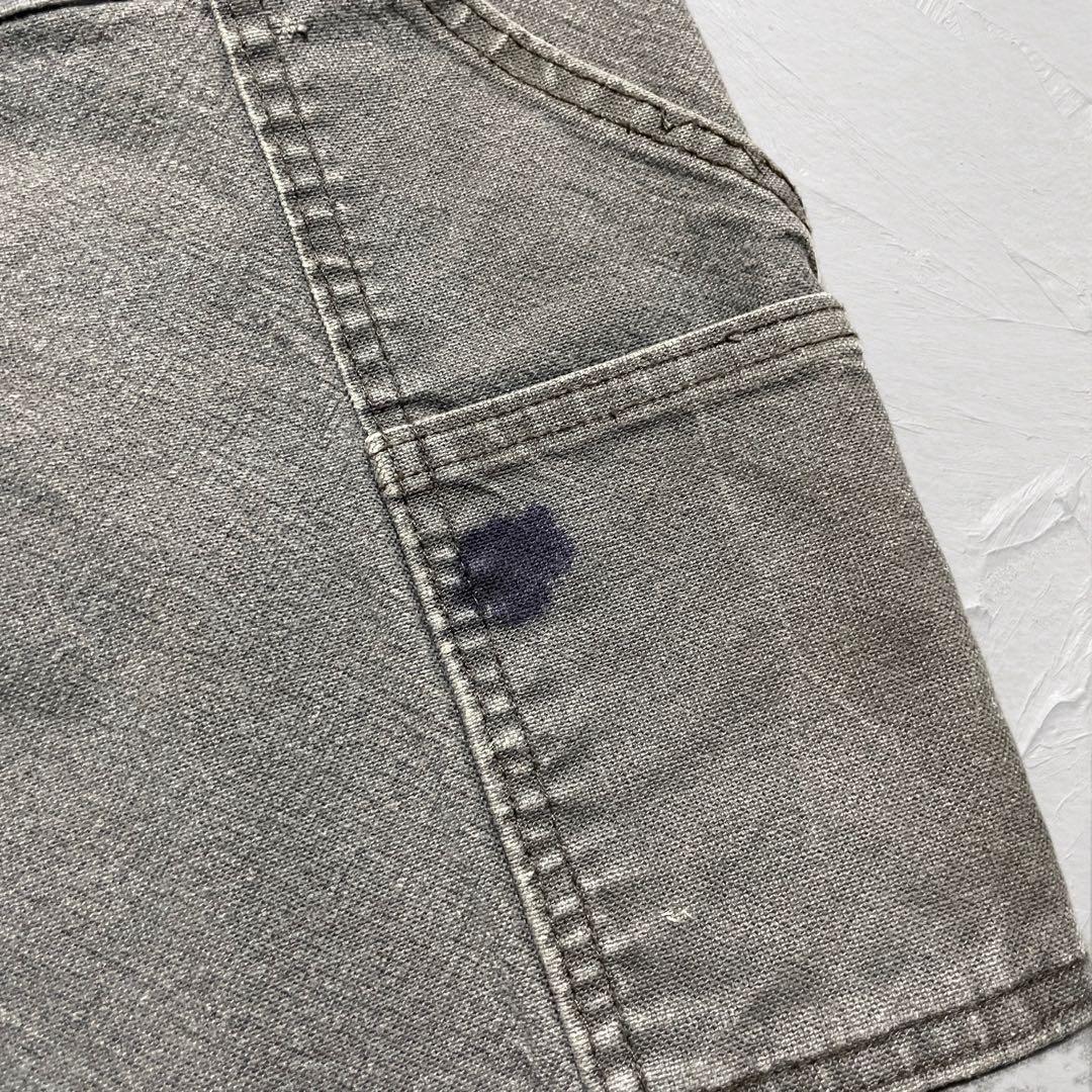 Dickies ペインターパンツ ダック フェード グレー W32 ワーク 古着