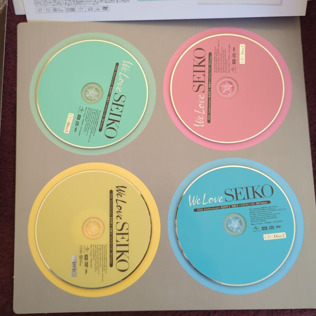 退院セール！松田聖子WeLoveSEIKO 完全生産限定CD DVD４枚組セット