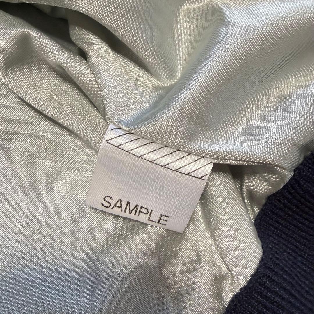 【アンパスィ】美品 ジップジャケット ニット 裏地付き Mサイズ レディース