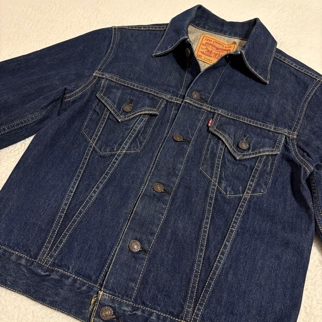 リーバイス 94年日本製 71557 デニムジャケット 3rd 濃紺 38 E