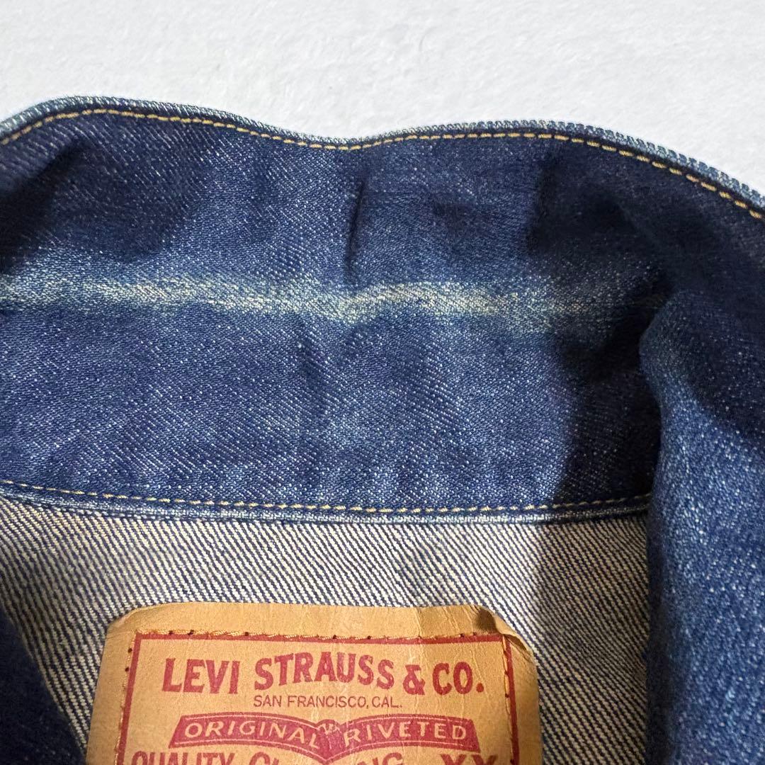 リーバイス 94年日本製 71557 デニムジャケット 3rd 濃紺 38 E