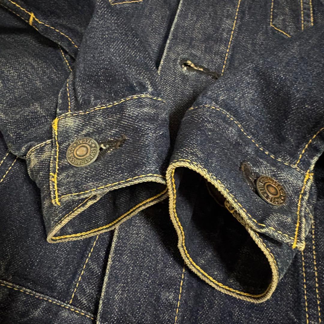 リーバイス 94年日本製 71557 デニムジャケット 3rd 濃紺 38 E
