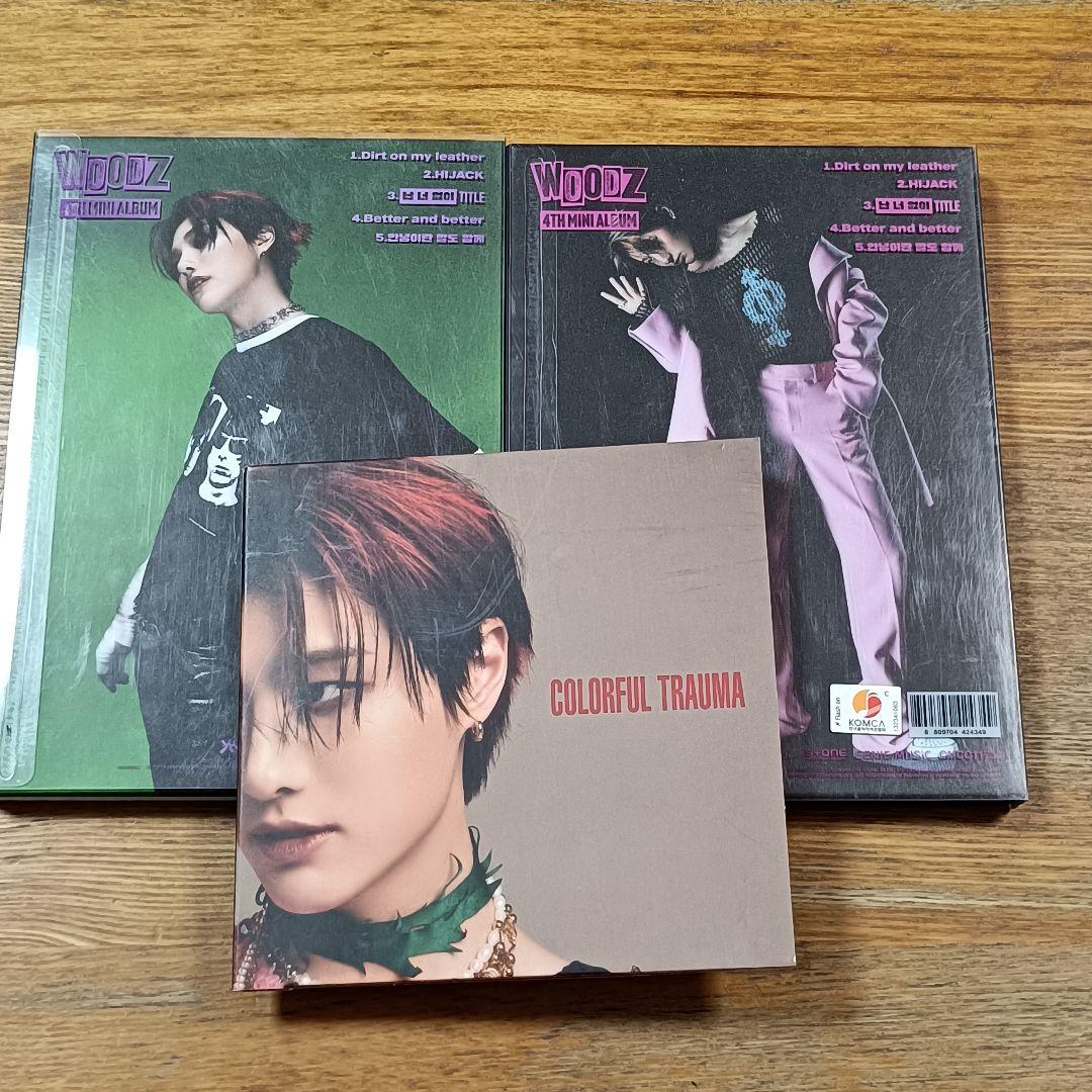 WOODZ スンヨン CD アルバム トレカ シール セット