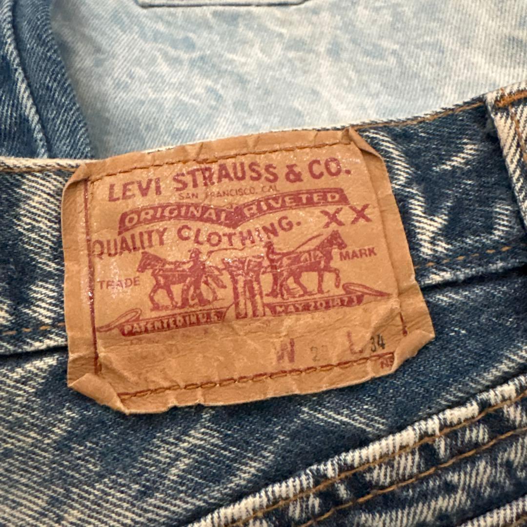 ご*】様 訳あり◎￼Levi's リーバイス ￼デニム USA製 ジーンズ ヴィ