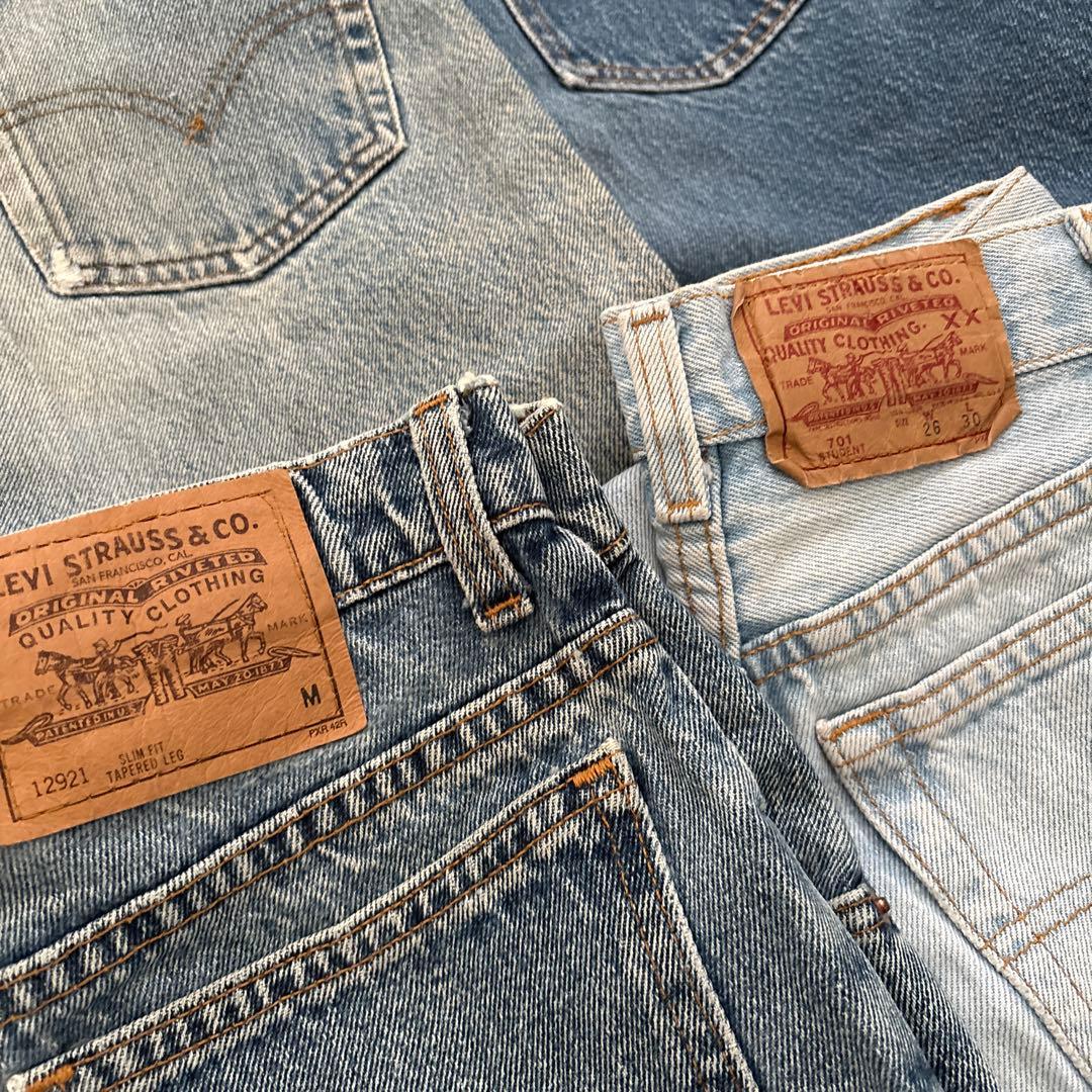ご*】様 訳あり◎￼Levi's リーバイス ￼デニム USA製 ジーンズ ヴィ