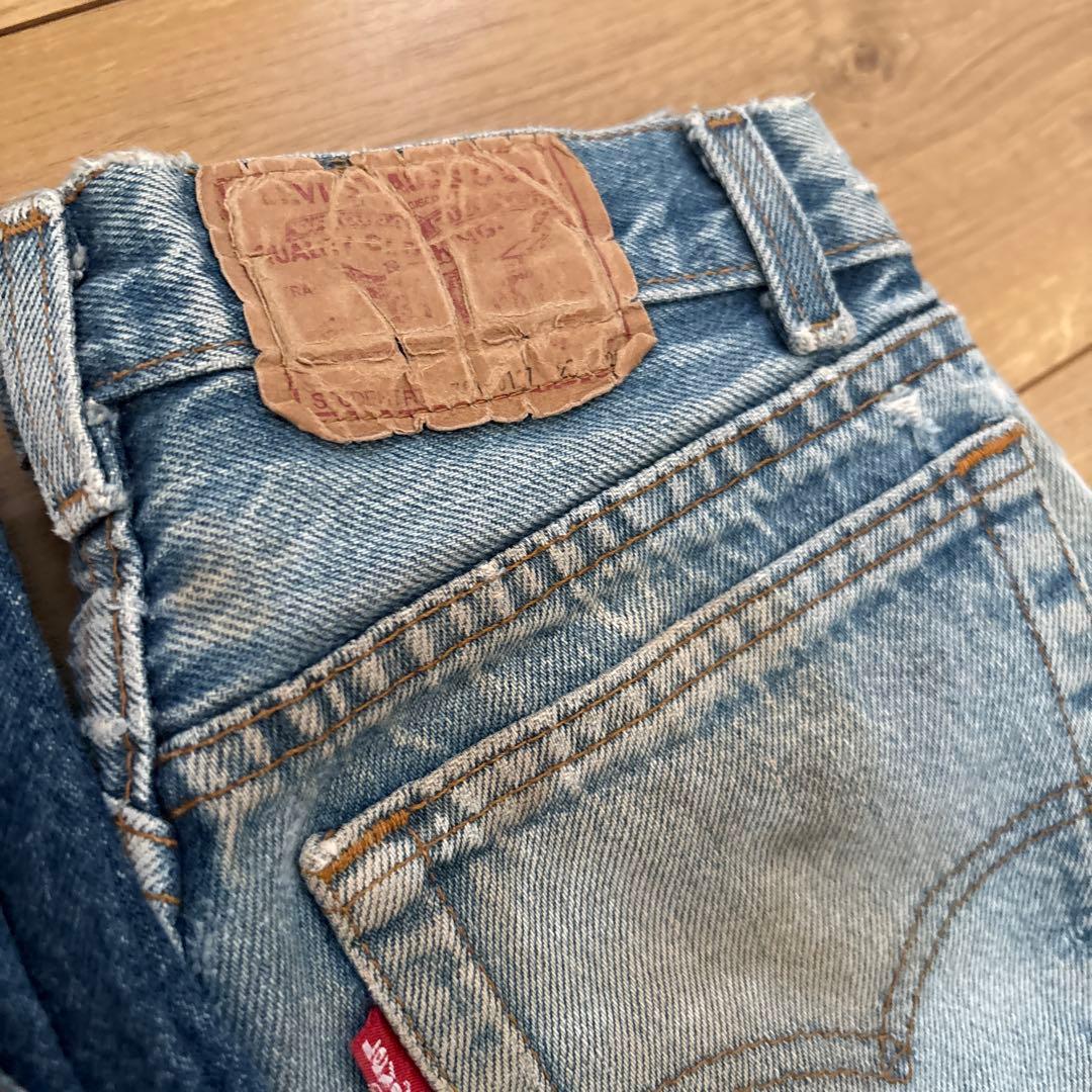 ご*】様 訳あり◎￼Levi's リーバイス ￼デニム USA製 ジーンズ ヴィ