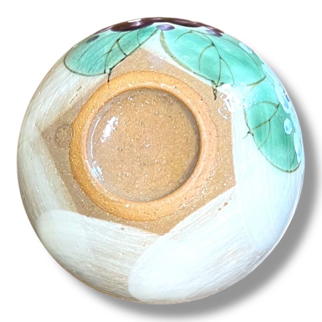 【セール】《希少＆美品》 京焼 土渕陶あん 紫陽花 抹茶碗 茶道具