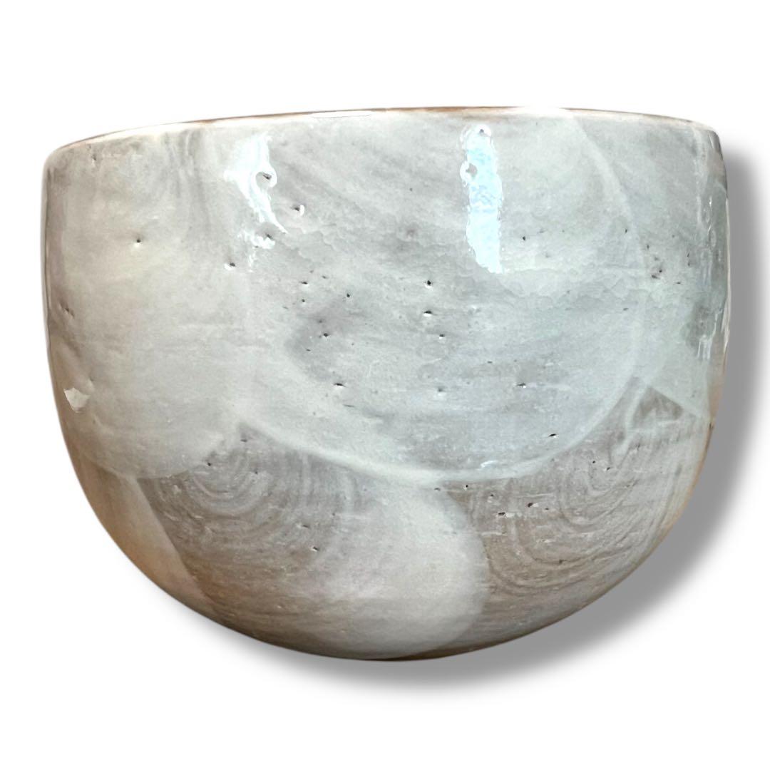 【セール】《希少＆美品》 京焼 土渕陶あん 紫陽花 抹茶碗 茶道具