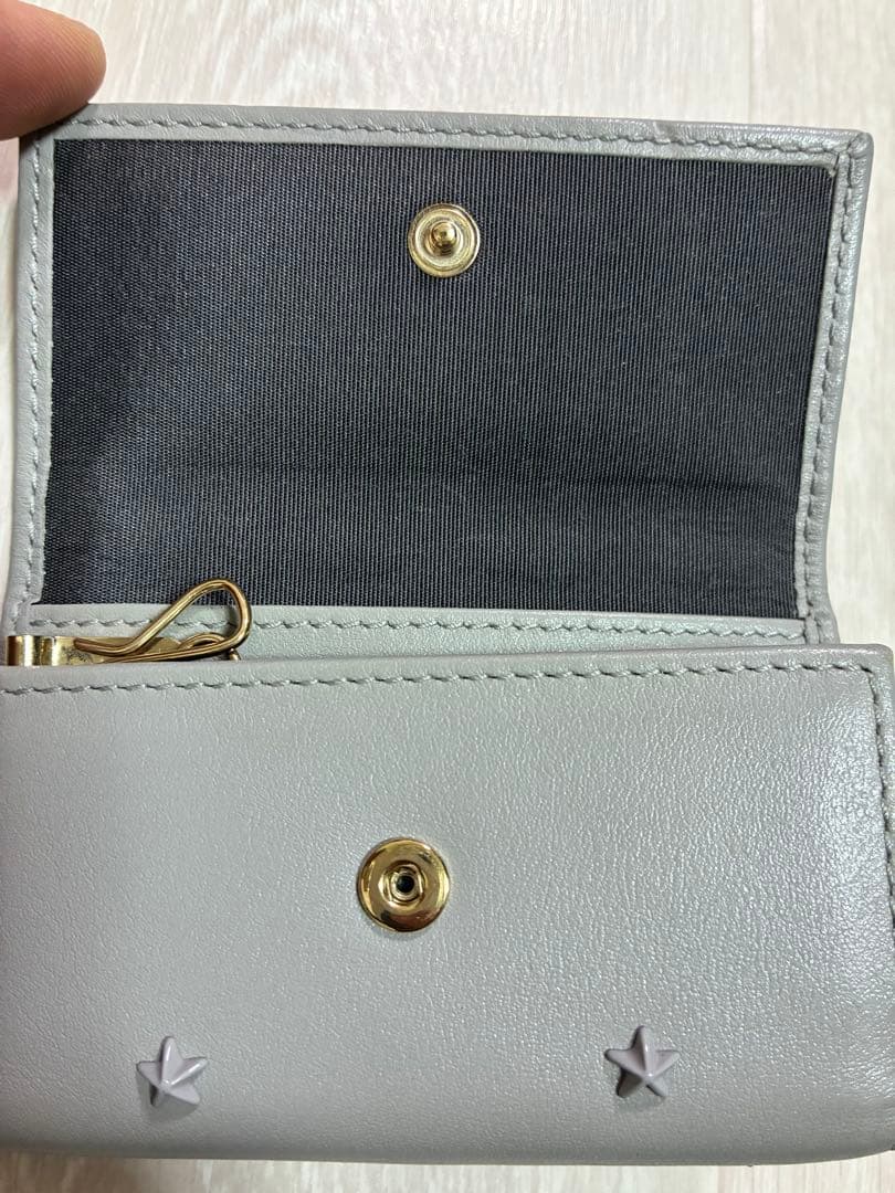 ジミーチュウ/スタッズキーケース/希少なグレー/ユニセックス/美品