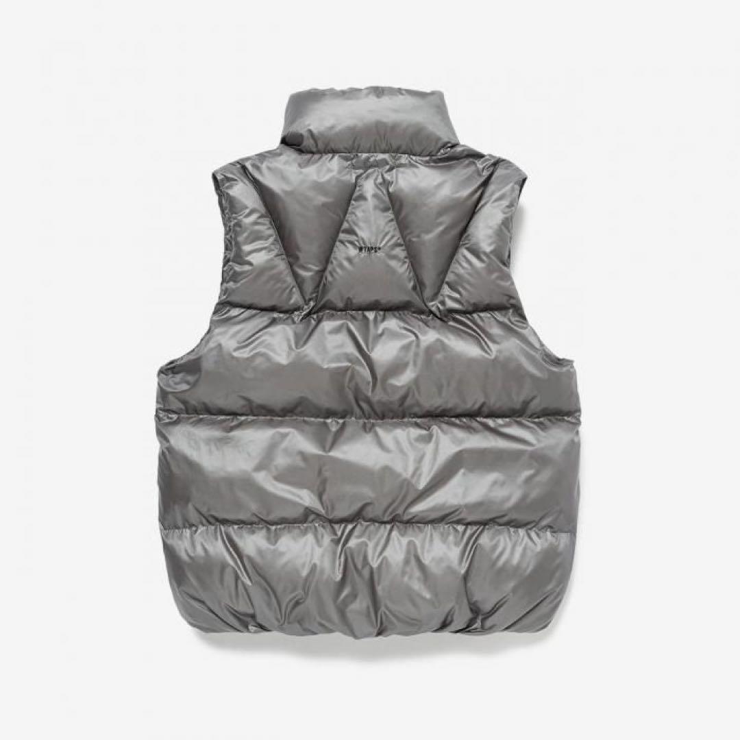 【美品・L】WTAPS GMERA VEST SILVER パファー ベスト