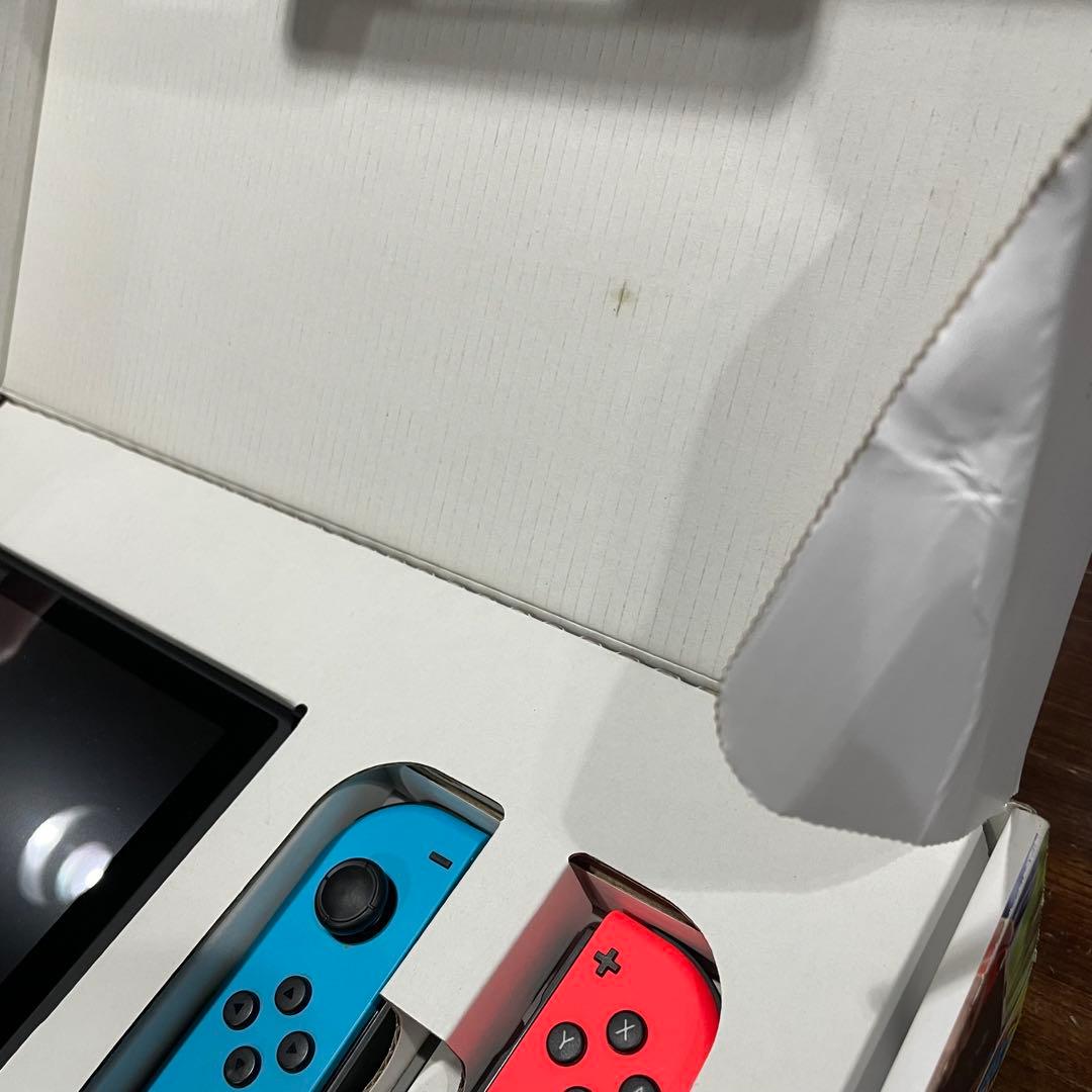 【中古】Nintendo Switch Joy-Conネオンブルー/ネオンレッド