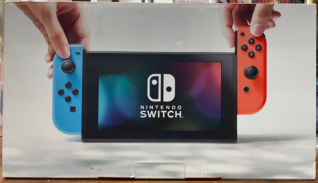 【中古】Nintendo Switch Joy-Conネオンブルー/ネオンレッド