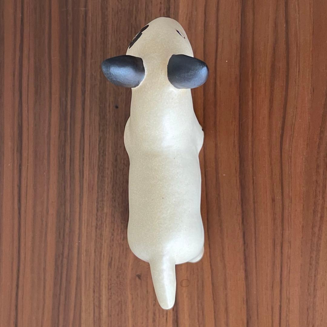 リサラーソン ケンネルシリーズ ブルテリア 左のブチ 陶器 スウェーデン