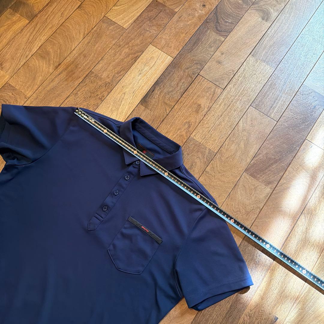 BRIEFING ブリーフィング　ポロシャツ L ネイビー