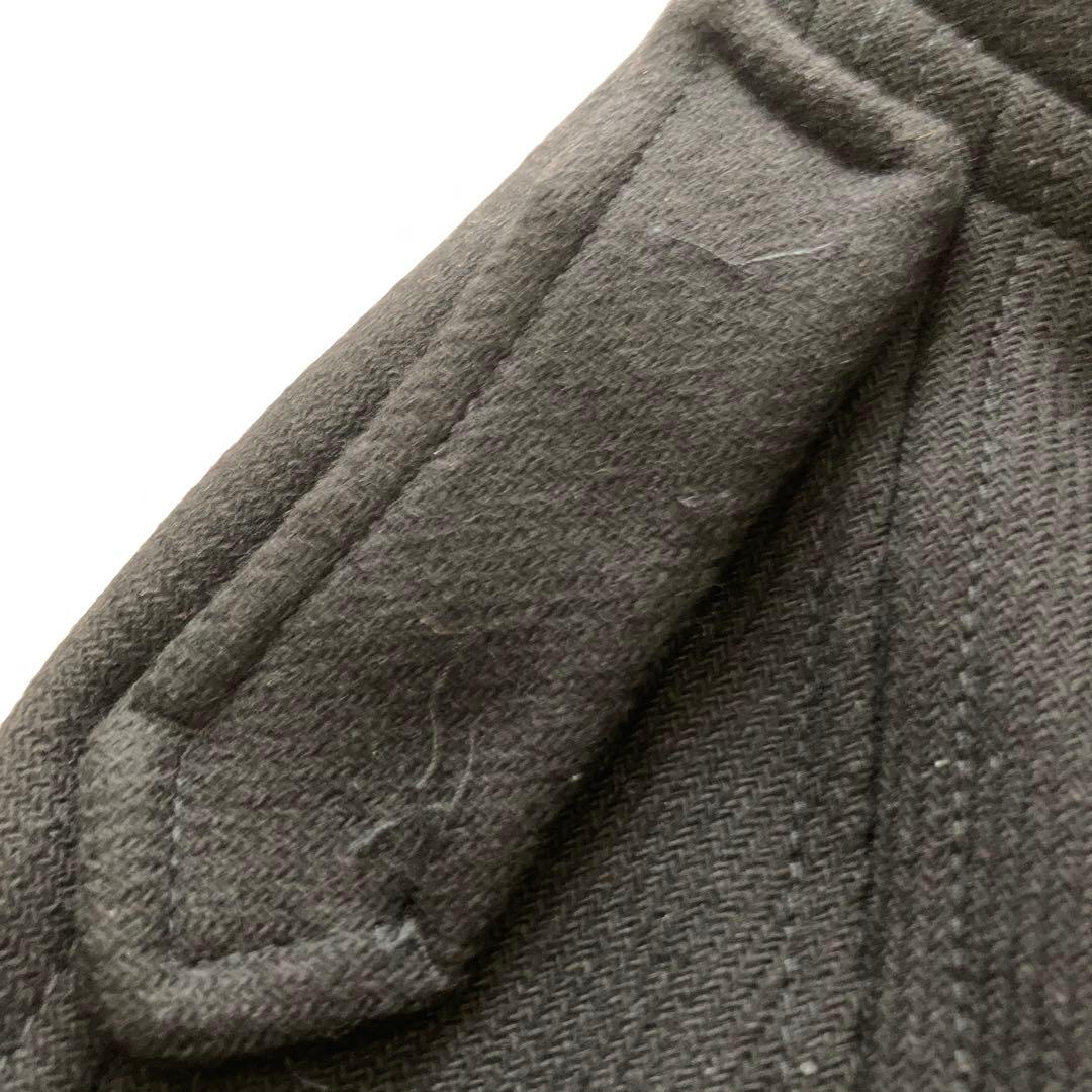 ZARA ザラ ケープ コート ポンチョ 金ボタン ウール混 Ｌ