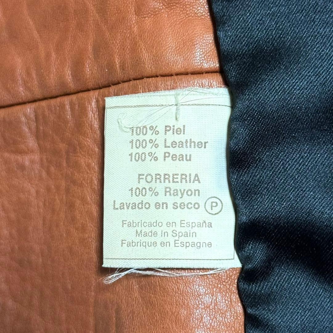 MUNPER スペイン製 レザーコート ラムレザー ユーロ ヴィンテージ 36