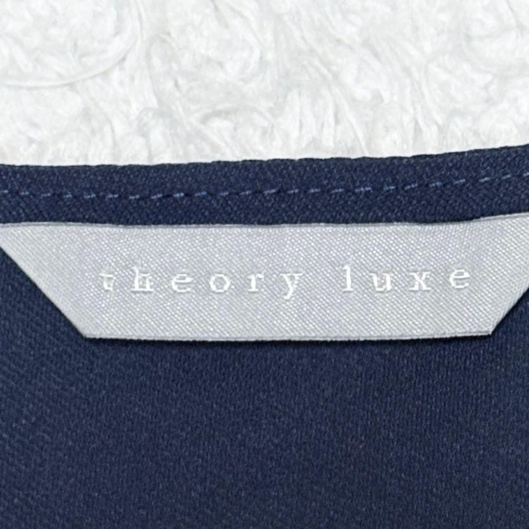 【極美品】セオリーリュクス とろみ ブラウス 上品 オフィス 通勤