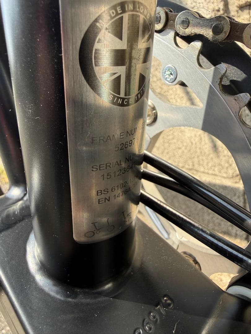 【大人カスタム】BROMPTON M6R BLACK 極美品　デッドストック