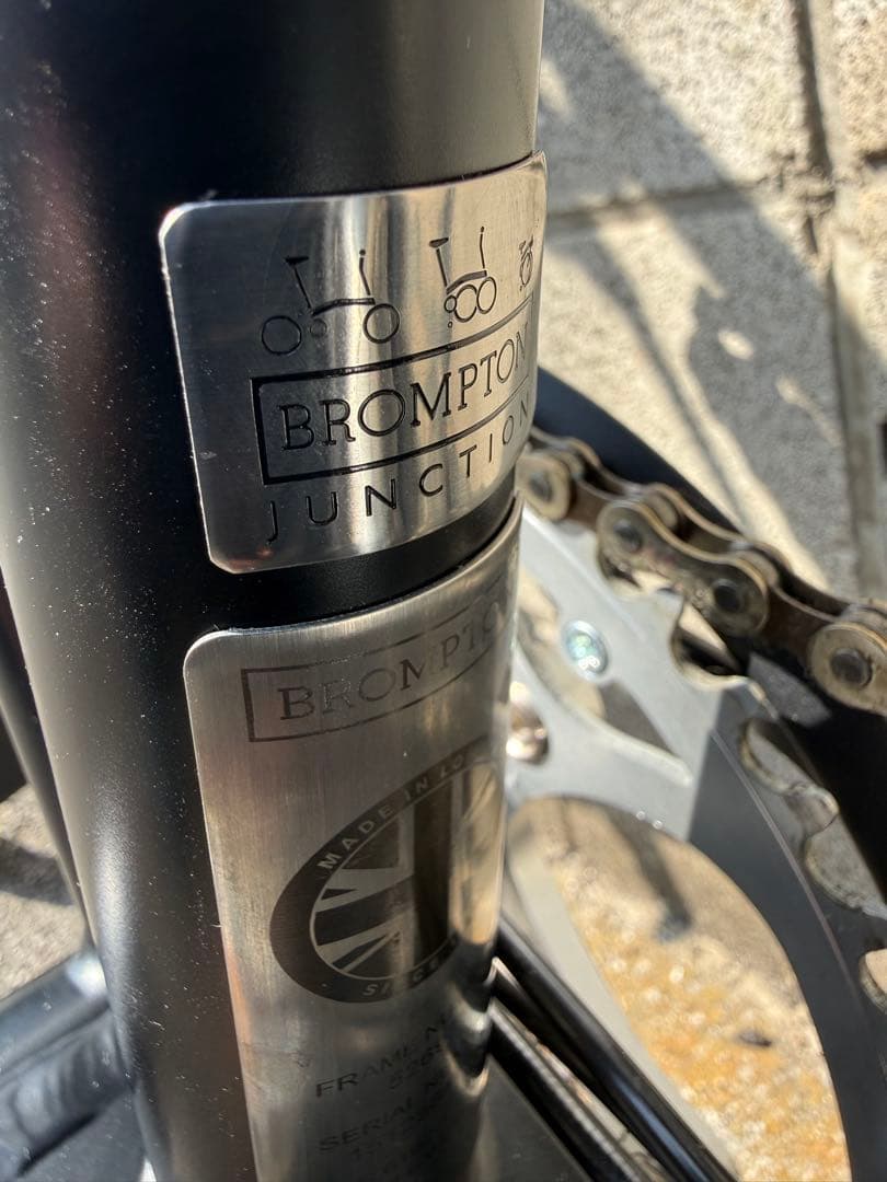 【大人カスタム】BROMPTON M6R BLACK 極美品　デッドストック