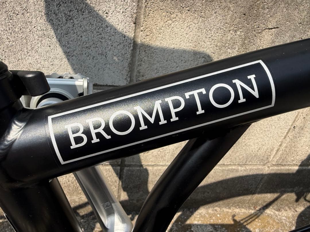 【大人カスタム】BROMPTON M6R BLACK 極美品　デッドストック