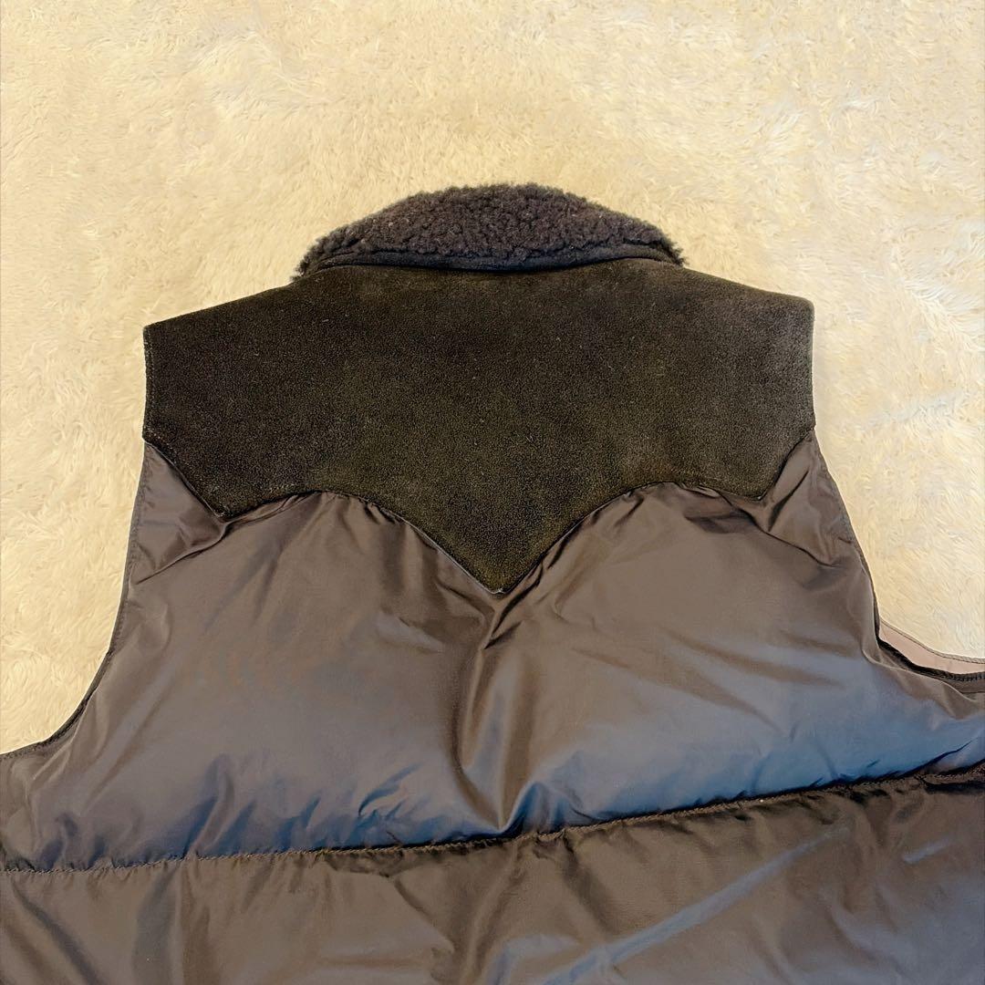 ビームス×ロッキーマウンテンフェザーベッド　ダウンベスト ブラック 36 別注