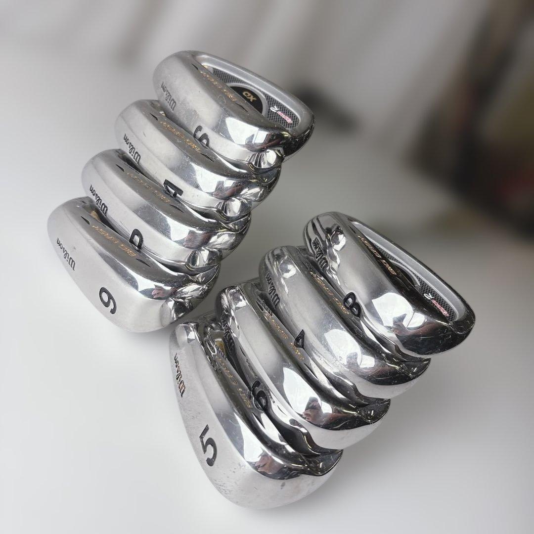 【激安‼️】Wilson ゴルフクラブセット Kasco キャディバッグ付 男右