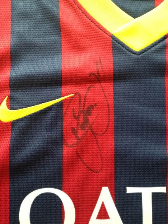 バルセロナ サイン入り ユニフォーム ネイマール