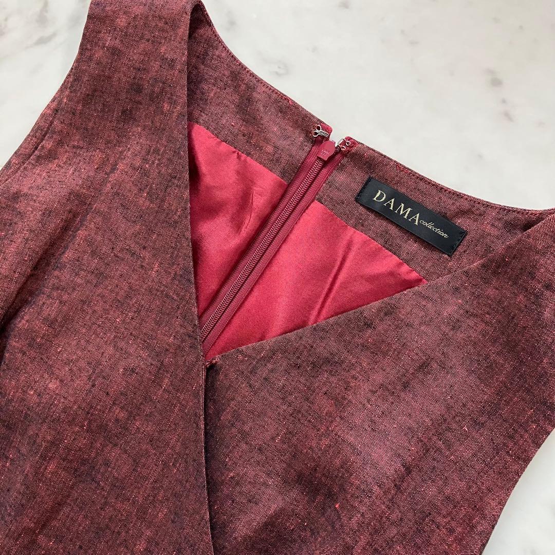 美品 ダーマコレクション ワンピース リネン 7AR