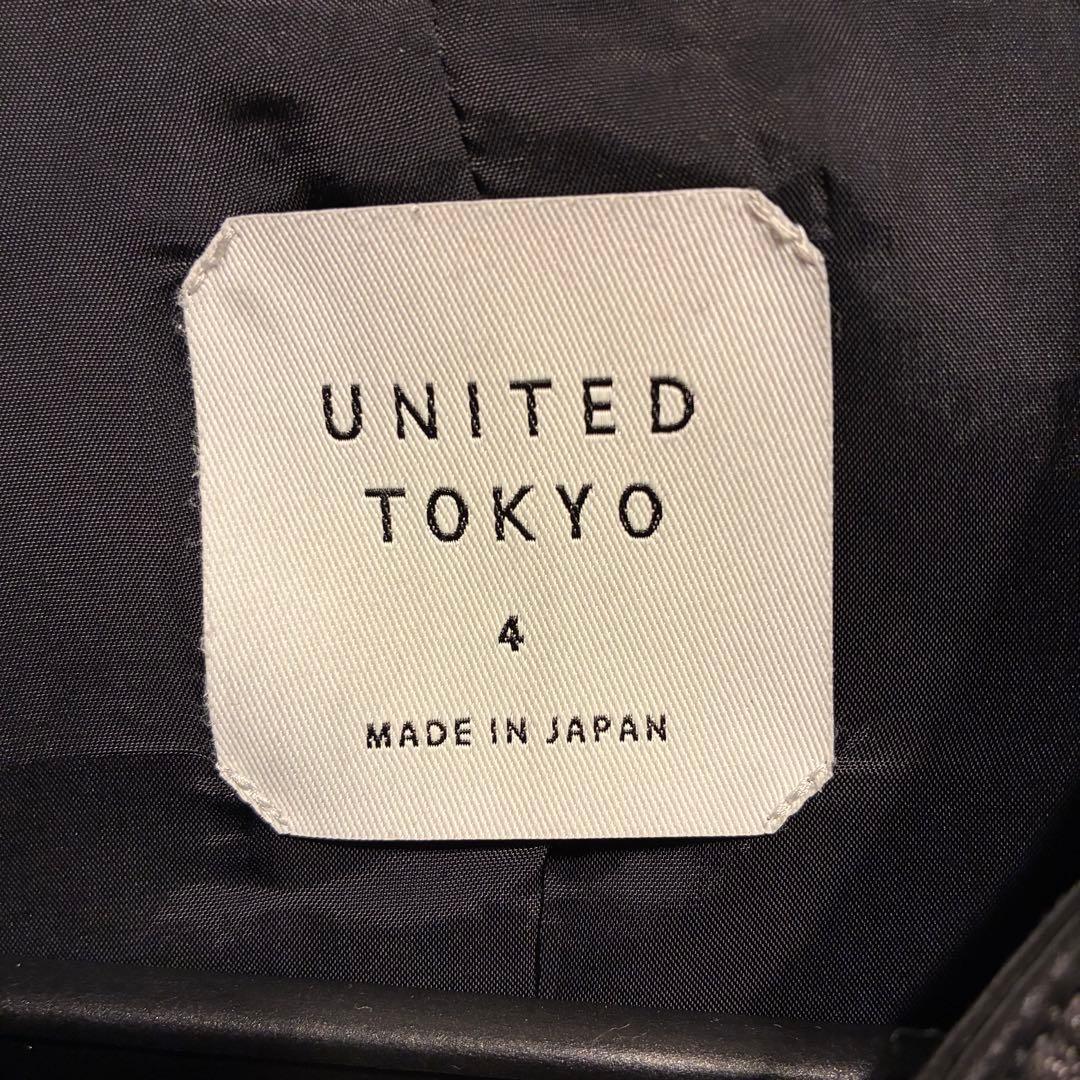ユナイテッドトウキョウ レザー シングル ライダース ジャケット サイズ4