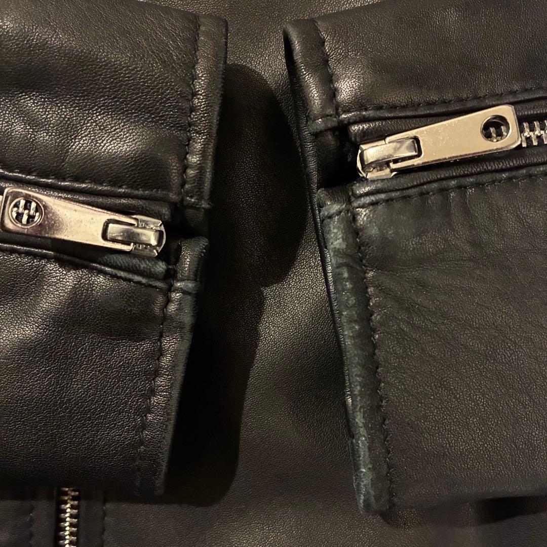 ユナイテッドトウキョウ レザー シングル ライダース ジャケット サイズ4