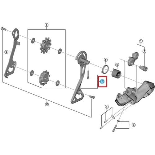 RD-R8050 GSプーリーゲージ インナー＆アウタープレートセット