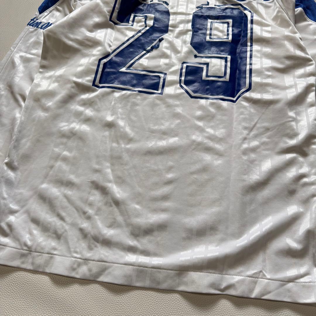 90's adidas 阪南大学 サッカー部 長袖 ユニフォーム ゲームシャツ