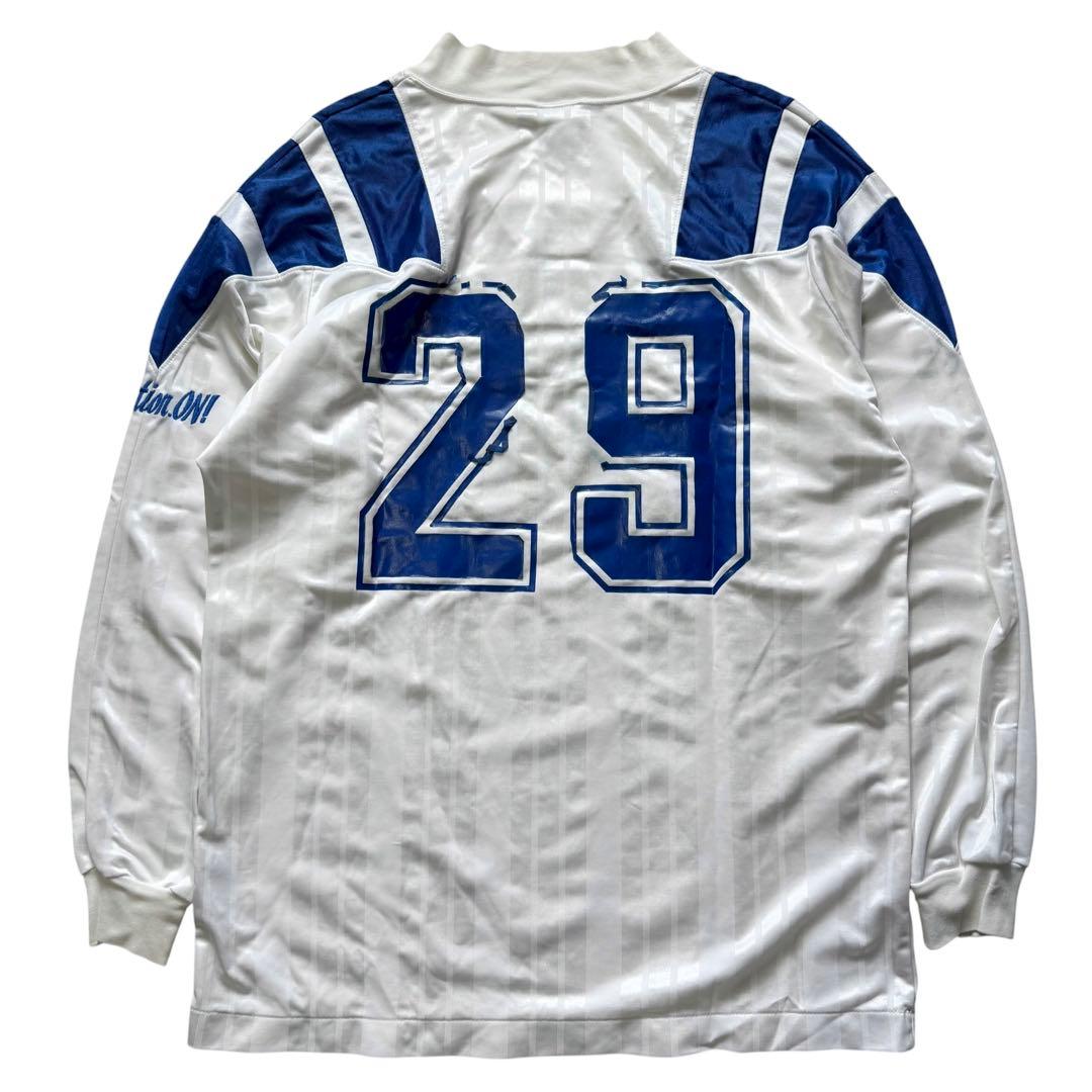 90's adidas 阪南大学 サッカー部 長袖 ユニフォーム ゲームシャツ