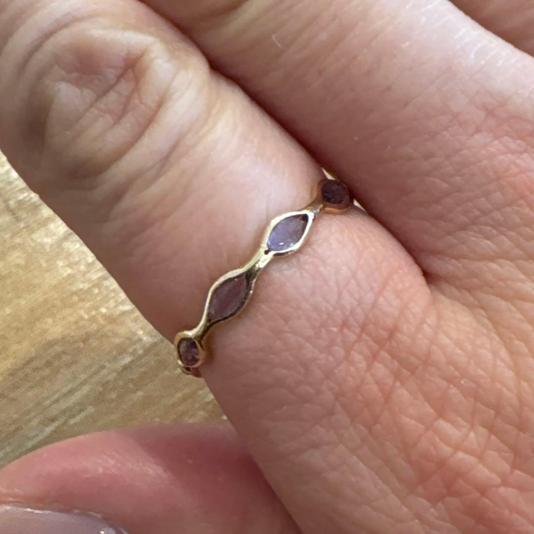 タンザナイト エタニティリング K10 15号